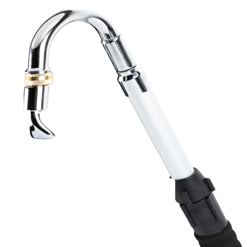 Gutter Cleaning Tool Telescopic Wand - Hose Attachment for Easy Ground-Level Rain Gutter Maintenance