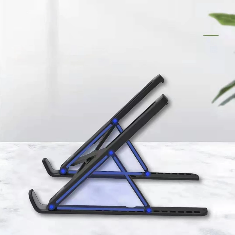 Laptop Stand 2 in 1 Phone Holder Foldable Adjustable Laptop Stand For Desk Riser Support
