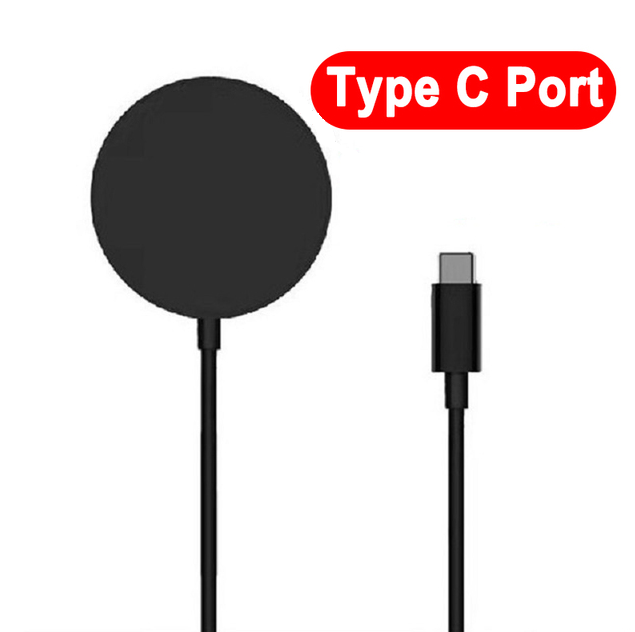 30W Starker Magnetischer Telefonladegerät Schnelles Laden Typ C Kabel Kabelloses Magnetladegerät USBC Adapter