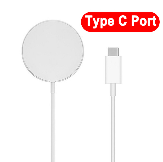 30W Starker Magnetischer Telefonladegerät Schnelles Laden Typ C Kabel Kabelloses Magnetladegerät USBC Adapter