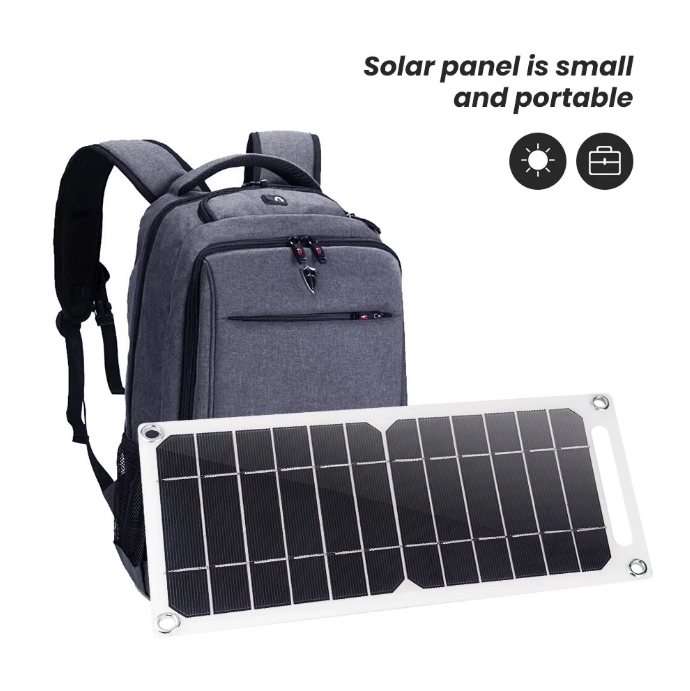 Waterproof Portable Solar Panel 5V USB Outdoor Solar Charger Plate For Camping