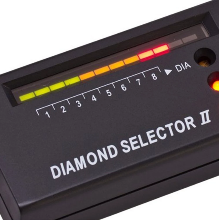 Real Diamond Tester Compact & Portable Gemstone Detector LED Indicator High Accurate