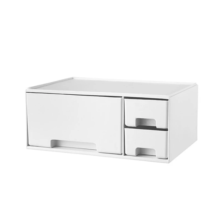 Multi-Function Monitor Stand For Desk Keyboard Storage Holder Monitor Stand With Drawer Riser