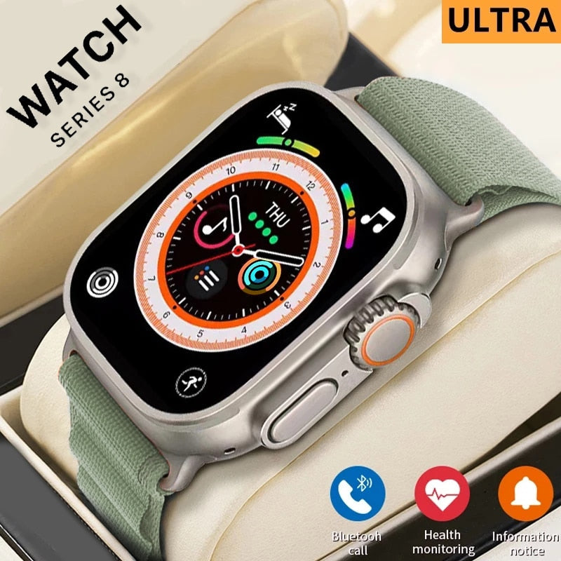 2022 Smart Watch Series Ultra Bluetooth-Anruf für Apple Watch+Box