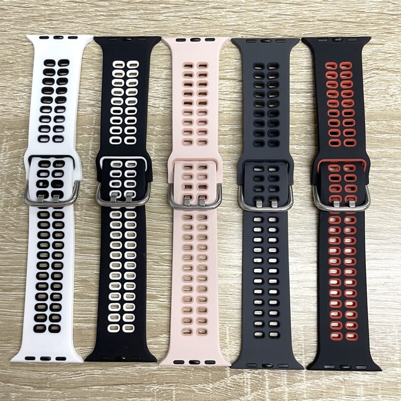2-farbiges Sportuhrenarmband