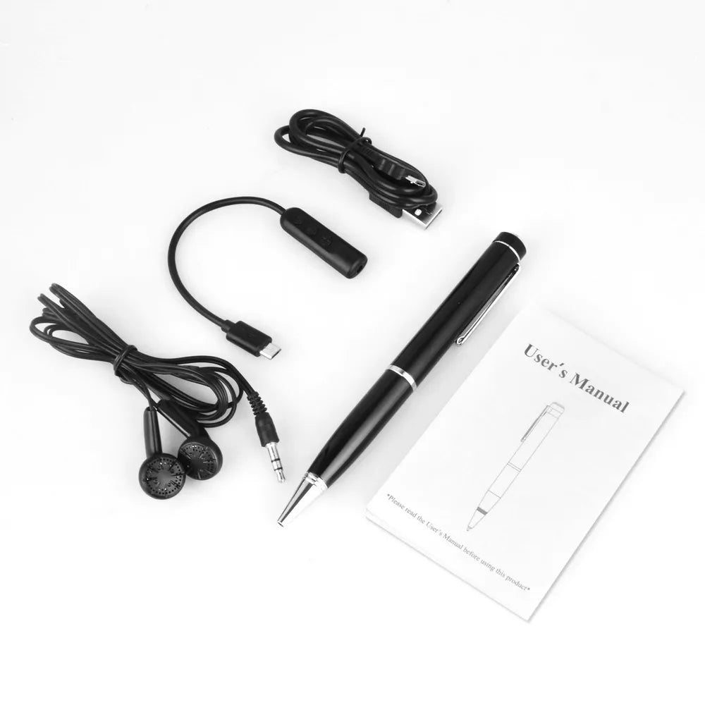 22-Stunden Sprachaktivierter Recorder-Stift, Elegantes Design, Hochwertiger Audio, USB Aufladbar, Einfache Dateiübertragung,