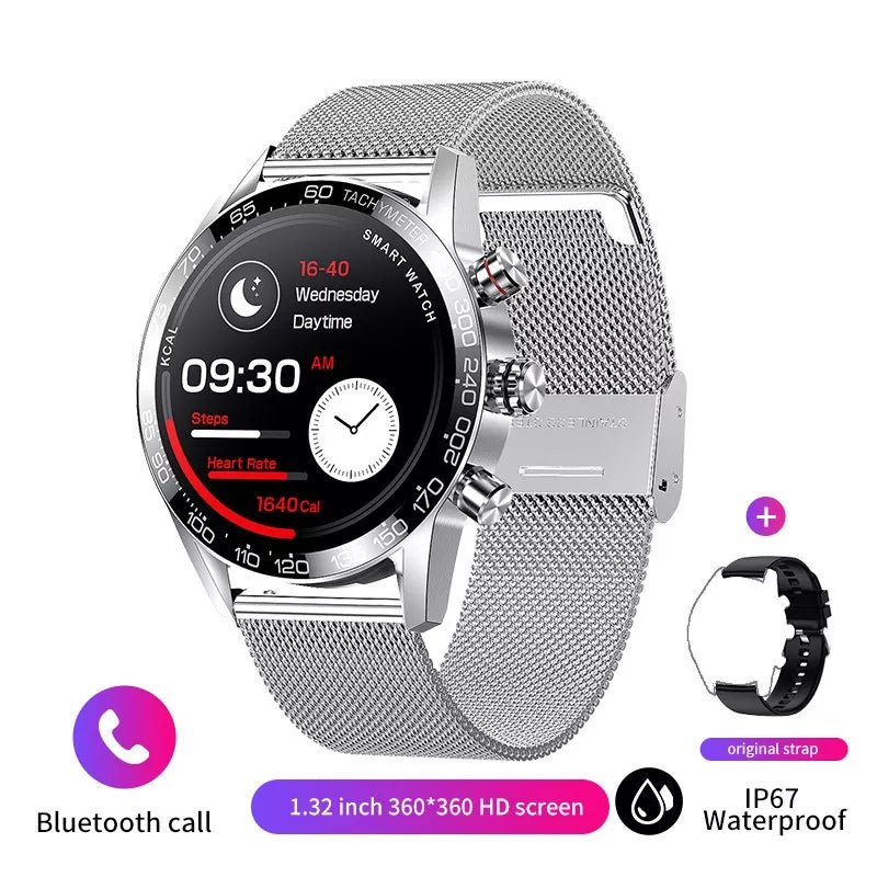 2022 NEUE SMARTWATCH ANPASSBARES ZIFFERNblatt SPORT WASSERDICHT BLUETOOTH ANRUF SMARTWATCH ECG+PPG