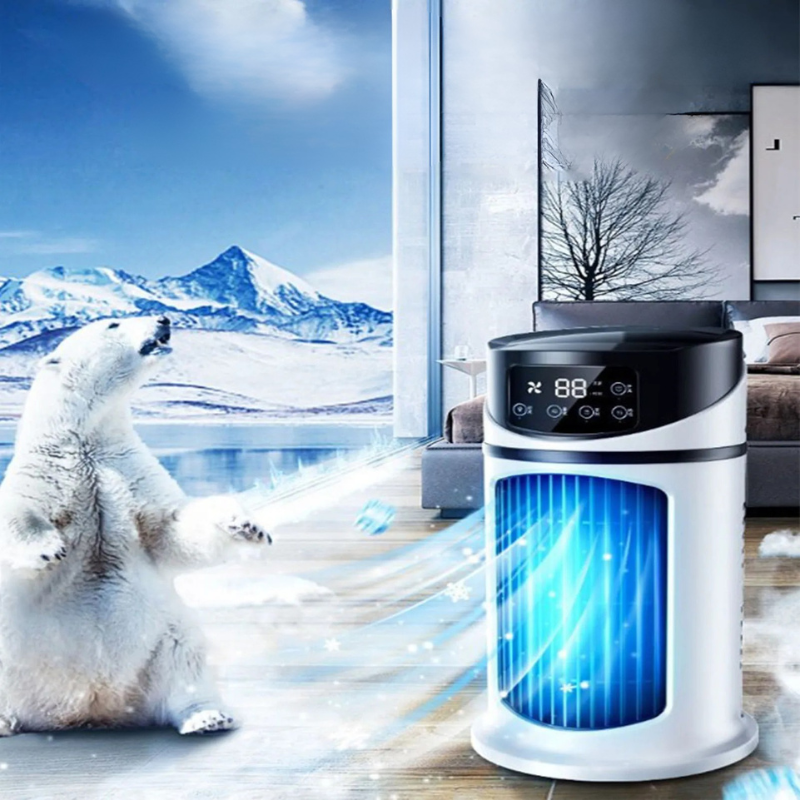 Portable Air Conditioner | 3-in-1 Cooling, Humidifying & USB-Powered for Home Office Use