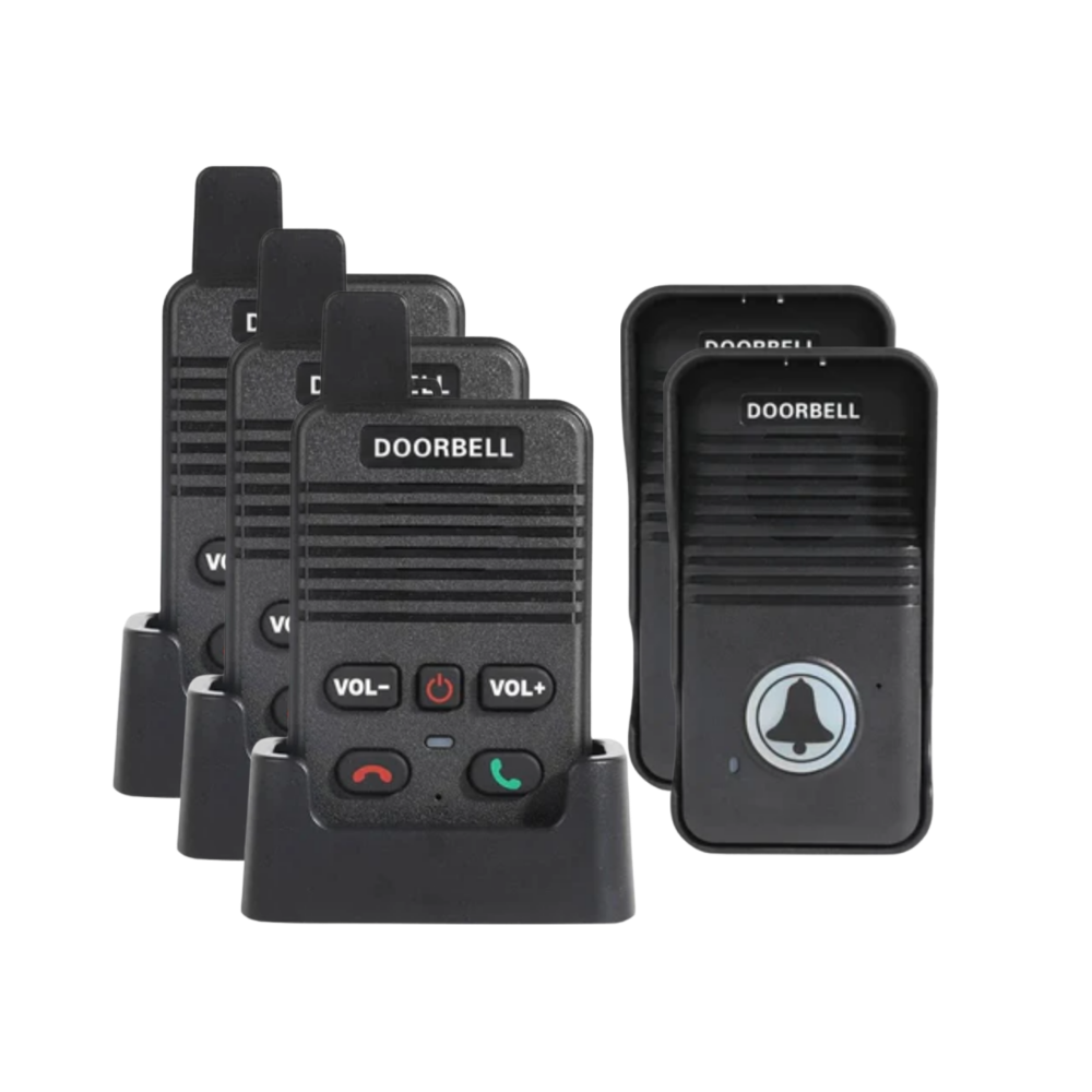 Advance Communication Intercom Doorbell | Waterproof, Hands-Free & Multi-Unit Compatible for Home and Office Use