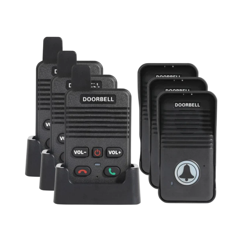 Advance Communication Intercom Doorbell | Waterproof, Hands-Free & Multi-Unit Compatible for Home and Office Use