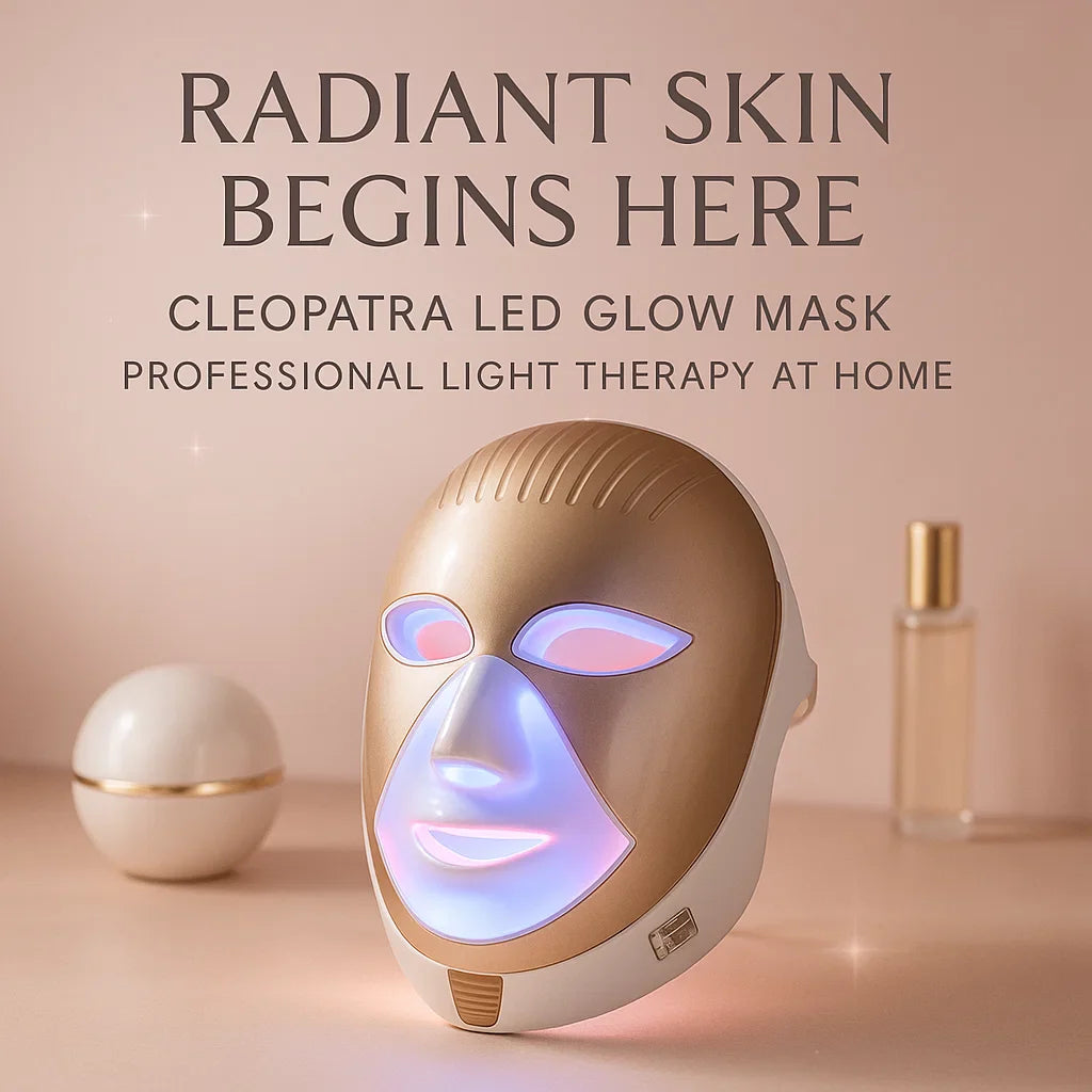 Cleopatra LED Mask | Advanced Glow Therapy Skin Care Beauty Device for Radiant Complexion
