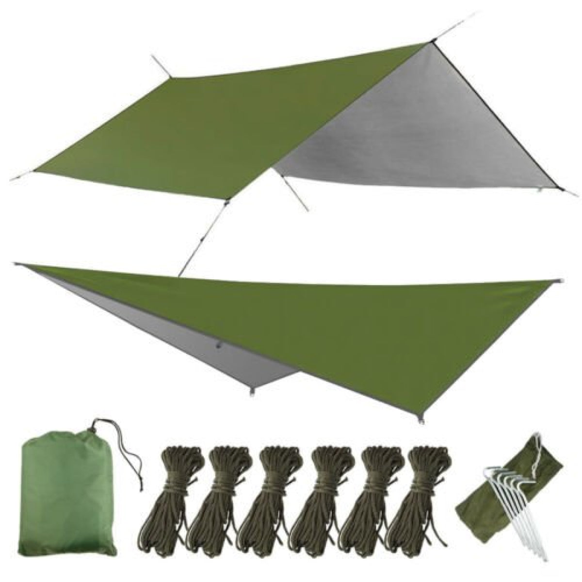 Camping Hammock Kit - Complete with Mosquito Net, Under Quilt Blanket, and Rainfly Cover Tarp for Ultimate Outdoor Comfort