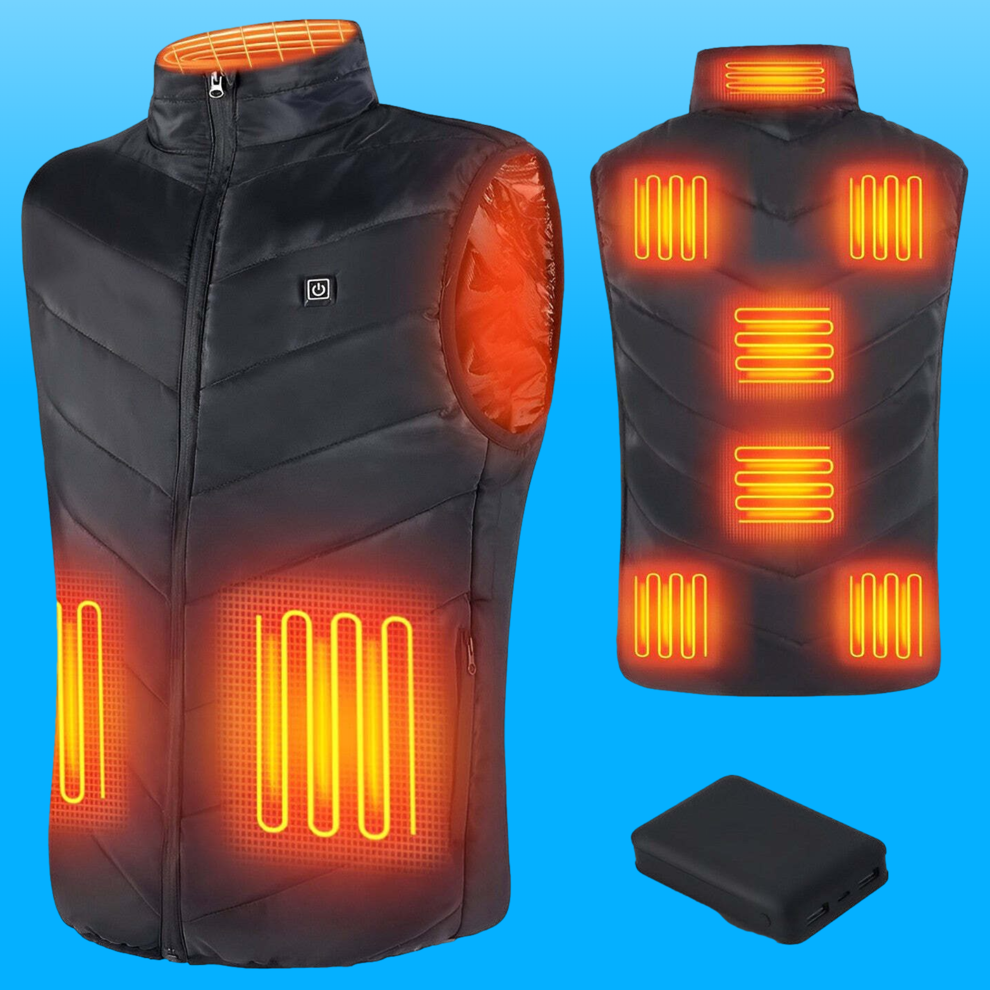 Unisex Heated Vest – Adjustable Heating Levels