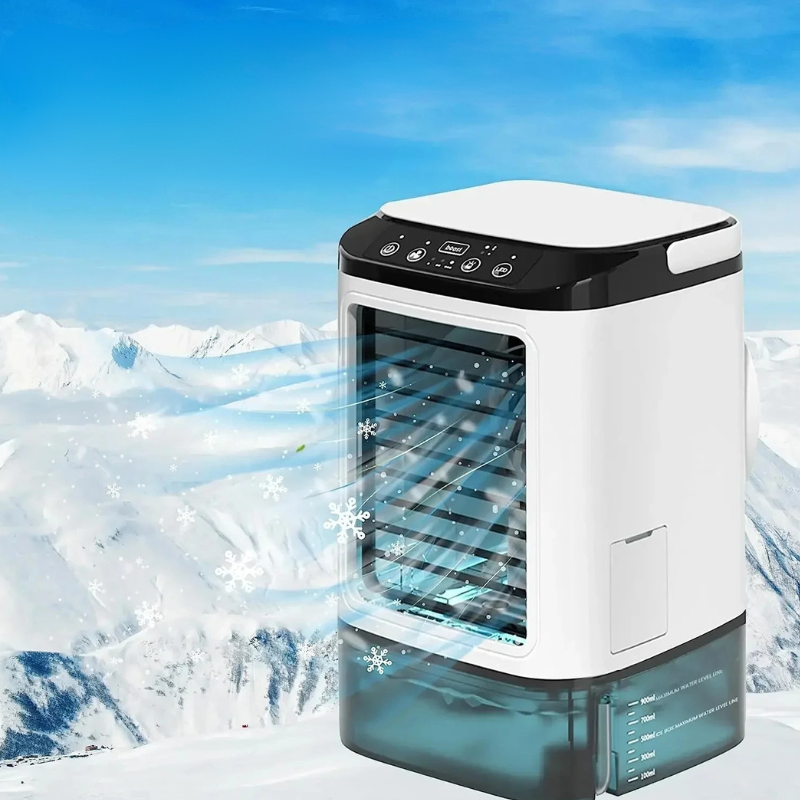 3-Speed Portable Air Conditioner | Ultrasonic Cooling, Quiet Operation & Ideal for Home, Office & Small Spaces