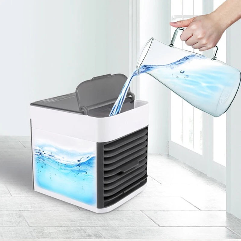 Portable Mini Air Conditioner | USB-Powered, Silent Operation & Ideal for Home, Office, or Dorm Use