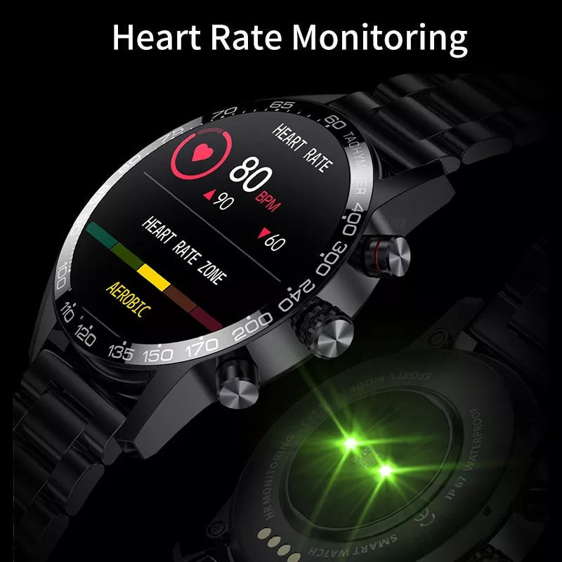 2022 NEUE SMARTWATCH ANPASSBARES ZIFFERNblatt SPORT WASSERDICHT BLUETOOTH ANRUF SMARTWATCH ECG+PPG