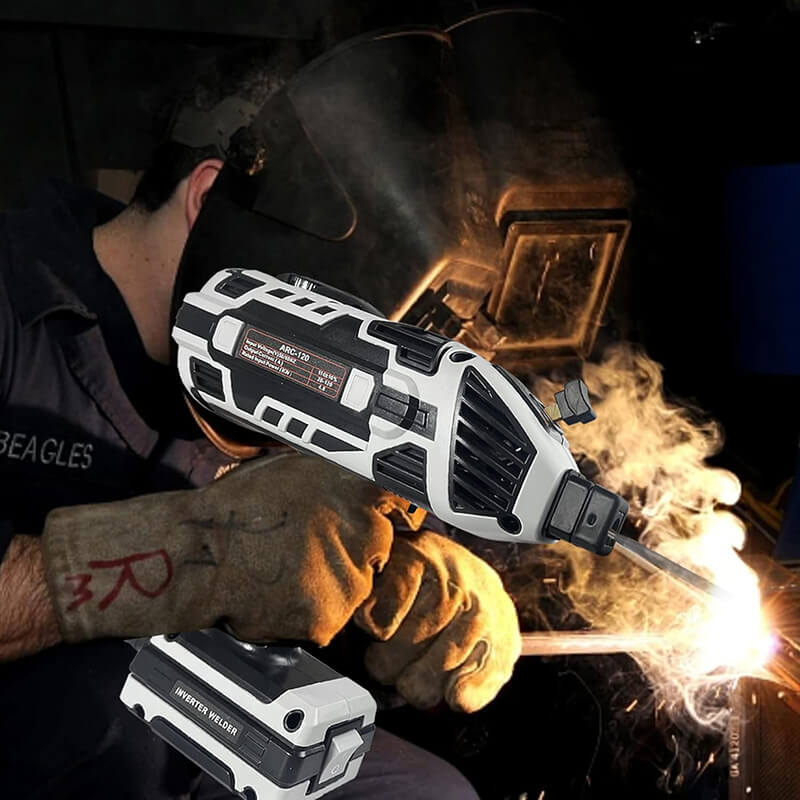 Handheld Welding Kit with 10 Welding Rods for DIY Repairs and Metal Fabrication