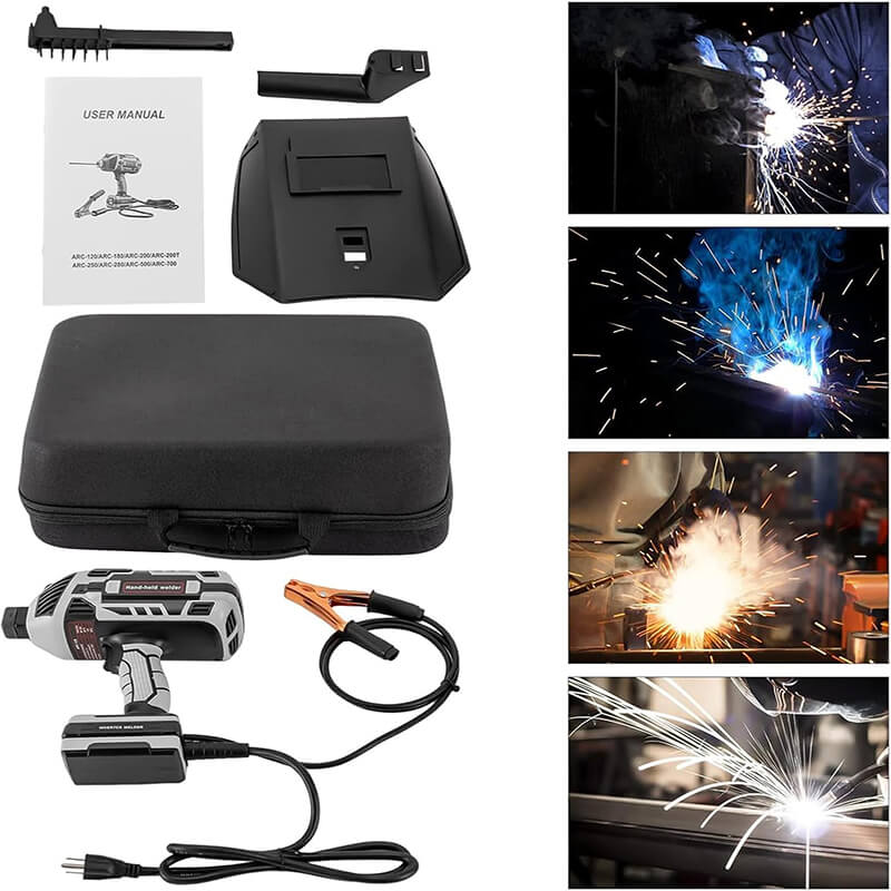 Handheld Welding Kit with 10 Welding Rods for DIY Repairs and Metal Fabrication