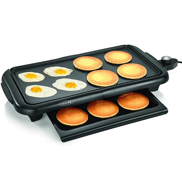 Large Tabletop Home Kitchen Pancake Griddle Maker Machine 24"