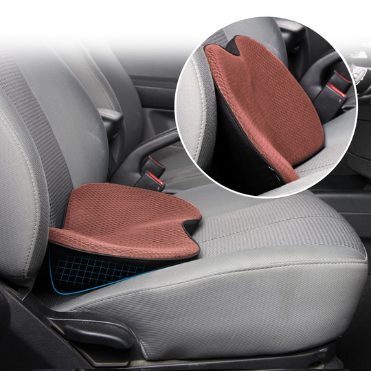 Car Booster Seat Cushion for Adults | Memory Foam, Height-Enhancing & Comfortable for Driving and Office Use