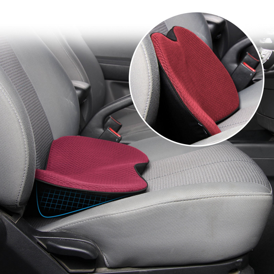Car Booster Seat Cushion for Adults | Memory Foam, Height-Enhancing & Comfortable for Driving and Office Use