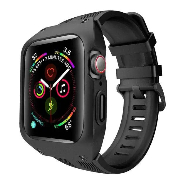 Verstärktes Gehäuse und Armband in Militärqualität für die Apple Watch SE