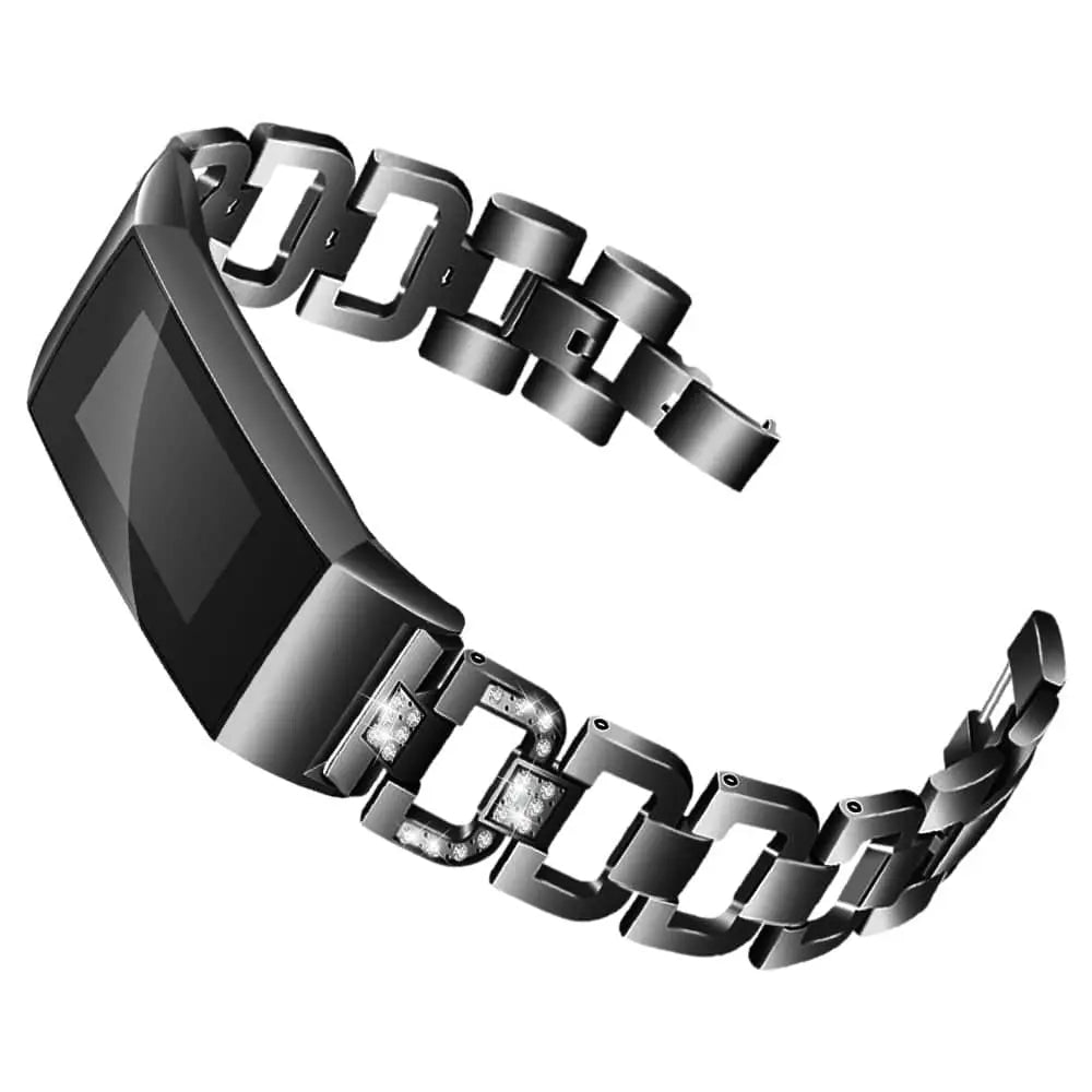 Fitbit Charge 3 & 4 Vita Diamant-Armband aus Edelstahl