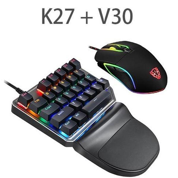 Rupture Series One Handed Mechanical Gaming Keyboard & LED Mouse