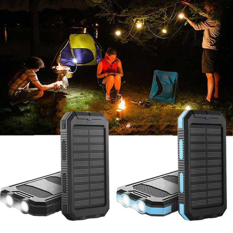 20000mAh Solar-Ladegerät Wasserdicht Powerbank Extern