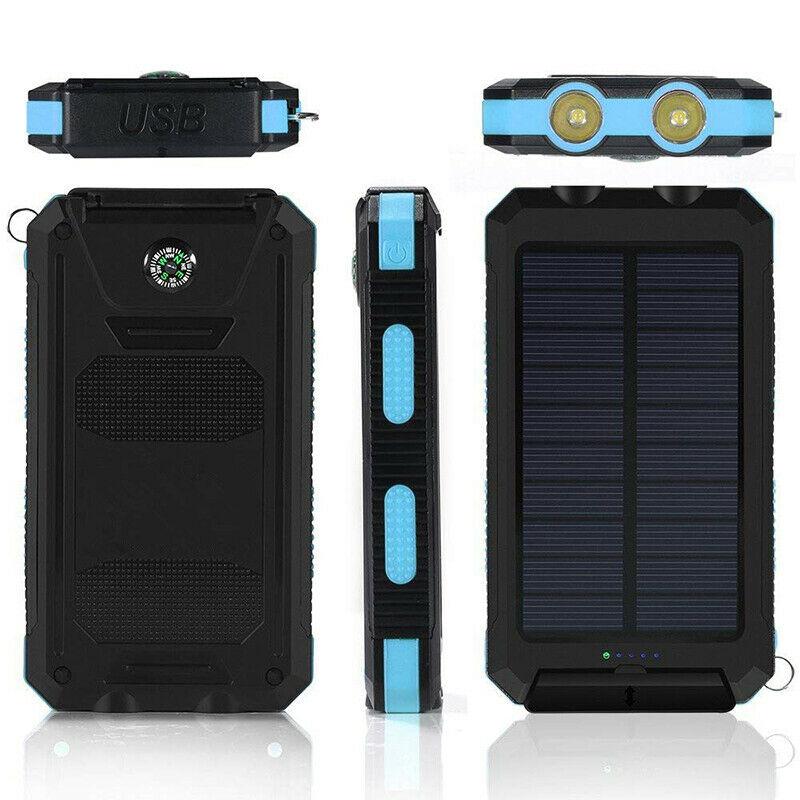 20000mAh Solar-Ladegerät Wasserdicht Powerbank Extern