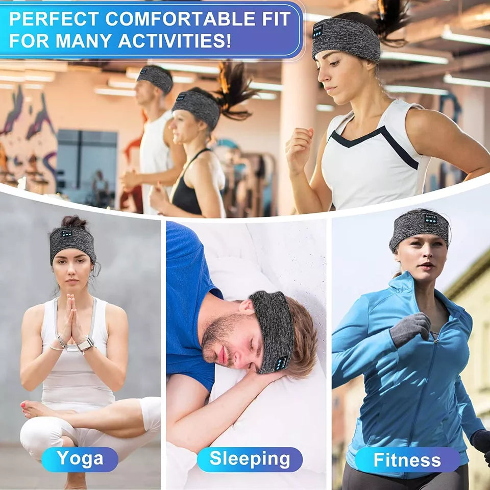 2-in-1 Wireless Schlafkopfhörer, Sportkopfbund, zum Schlafen, Training, Joggen, Schlaflosigkeit
