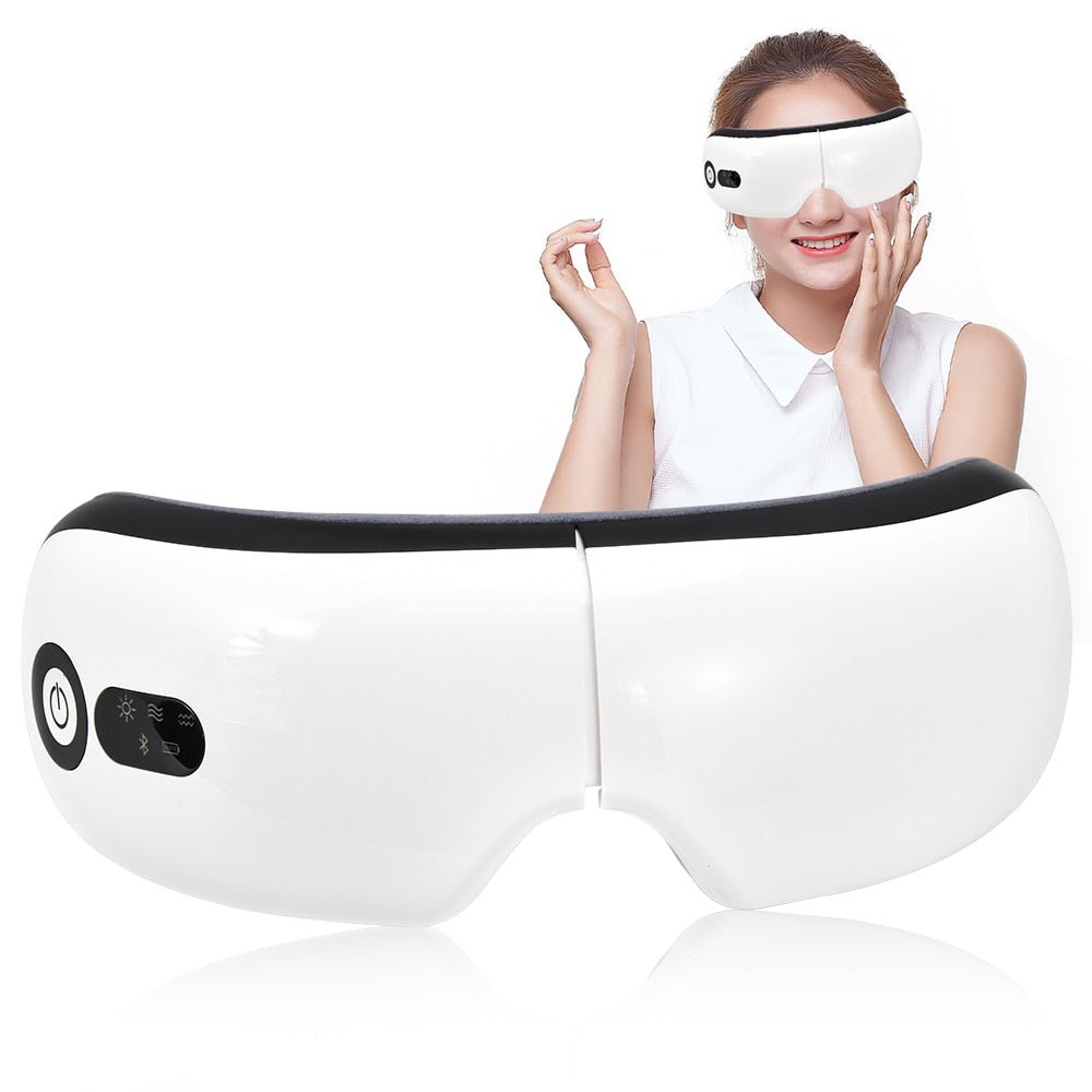 Smart Eye Massager for Dry Eye Relief, Headache & Migraine Treatment, Portable Eye Therapy Device for Home & Travel Use