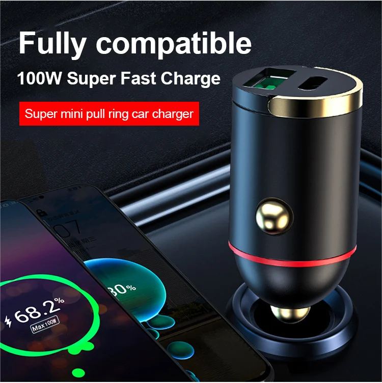 2-Port Kompakter Schnellladegerät für Auto（50% RABATT）
