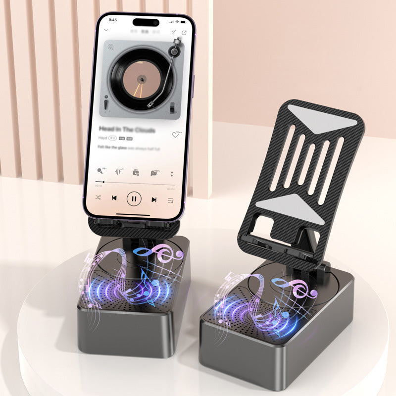 3 in1 - Kabelloser Bluetooth-Lautsprecher, Ladegerät, Telefonständer