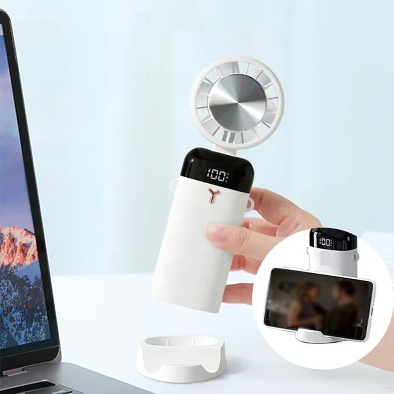 3 Geschwindigkeiten Handheld Kühlventilator mit Kältekompressorfunktion