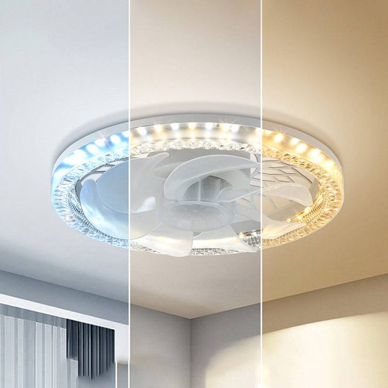 2-in-1 leiser verstellbarer Ventilator mit Licht und Fernbedienung