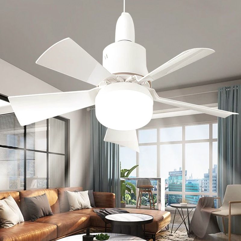 2-in-1 Tragbarer Deckenventilator & Licht mit Fernbedienung