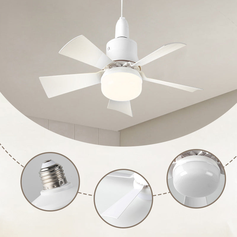2-in-1 Tragbarer Deckenventilator & Licht mit Fernbedienung