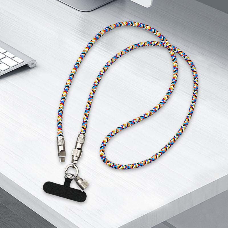 2-in-1 Telefon Lanyard Ladegerät Kabel
