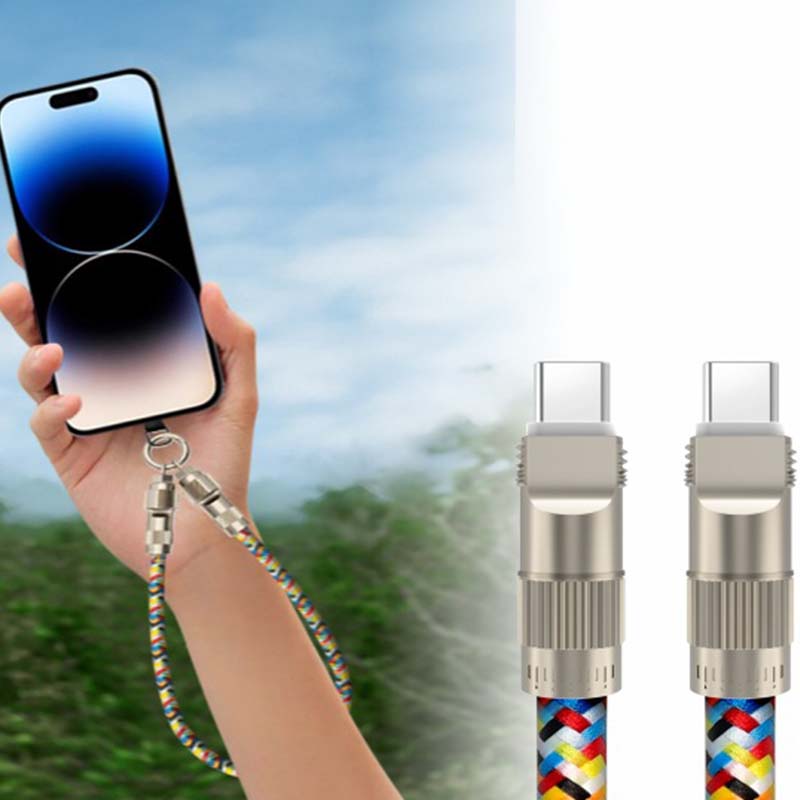 2-in-1 Telefon Lanyard Ladegerät Kabel